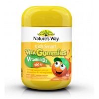 Nature's Way 佳思敏 维生素D3 VD3 软糖60粒 促进钙吸收与促进大脑及免疫力